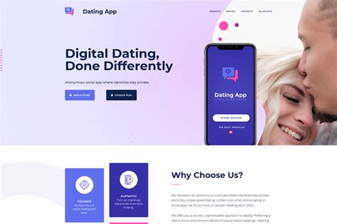 dating website design
